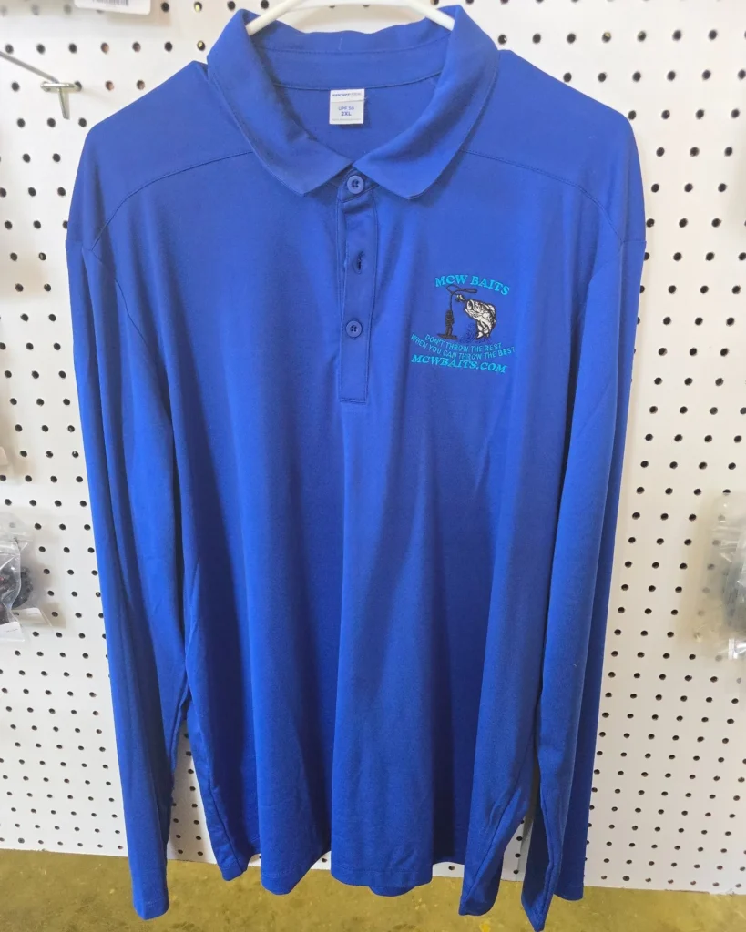 Blue Collared Fishing Jersey