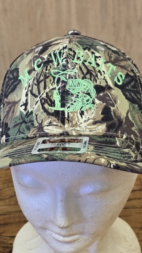 MCW ADULT Camo Hat w/Lime Green Logo